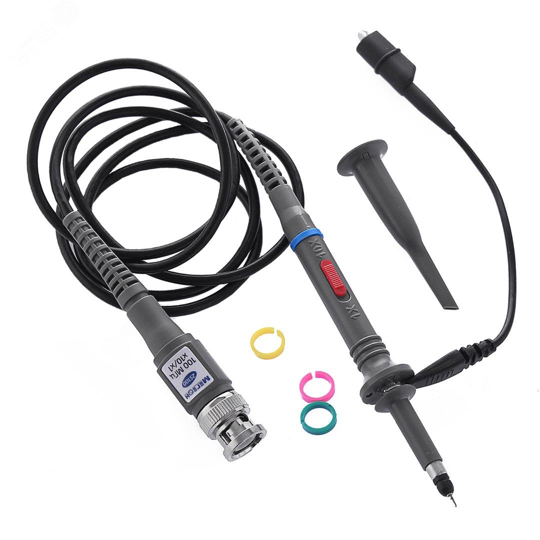 Изображение товара Пробник для осциллографа МЕГЕОН 25100 с переключателем 1х/10х и полосой 100 МГц