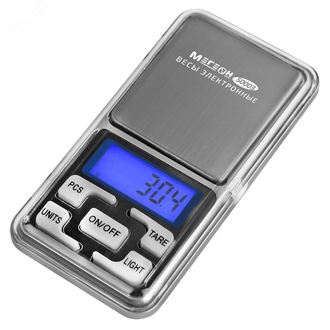 Изображение товара Электронные весы МЕГЕОН 50003 для точных измерений и фасовки
