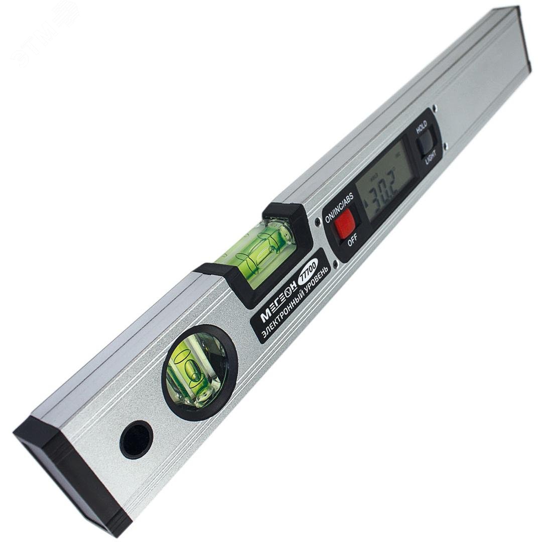Изображение товара Прецизионный цифровой уровень МЕГЕОН 77700 с пузырьковым уровнем