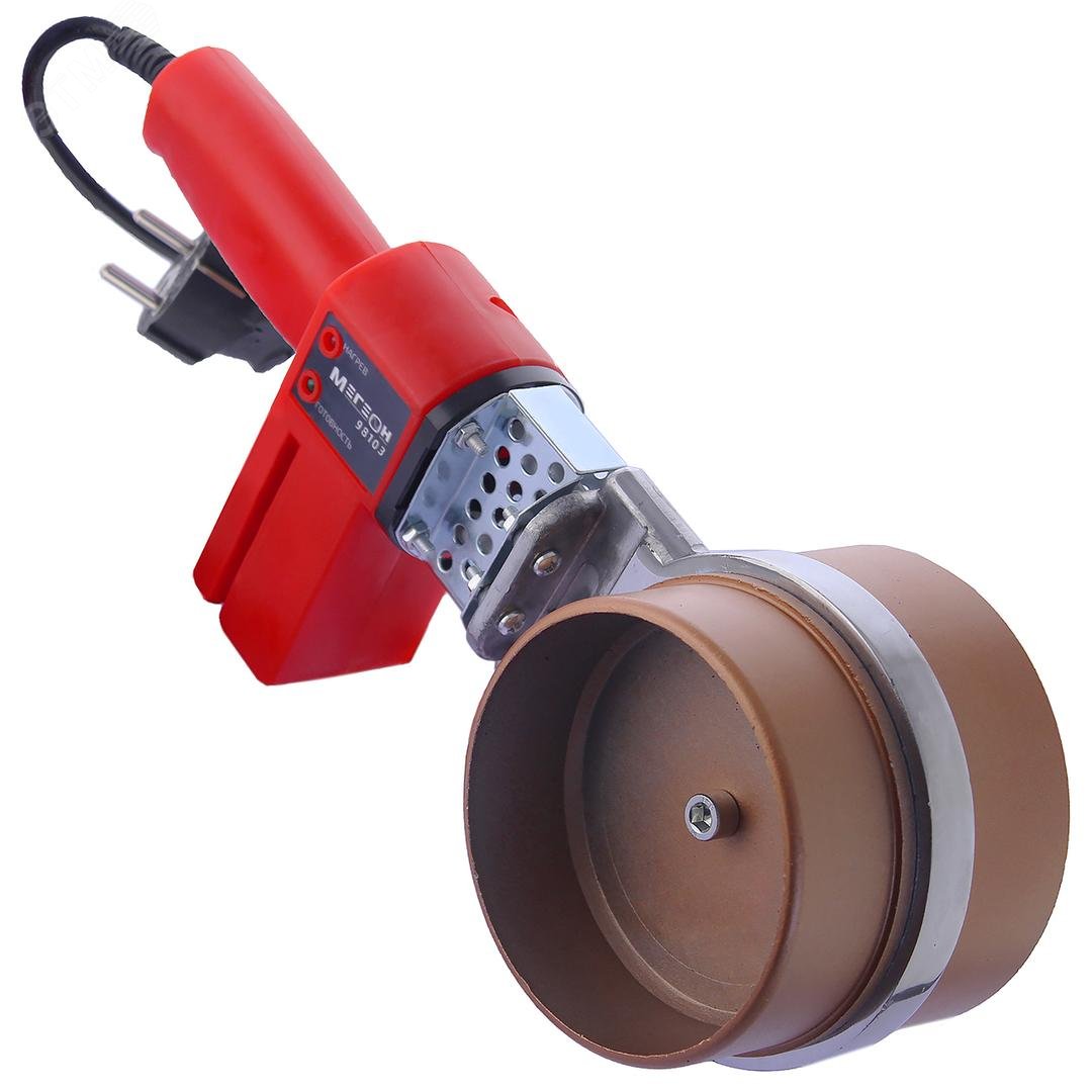 Изображение товара Аппарат сварочный МЕГЕОН 98103 для полипропиленовых труб 75 90 110 мм