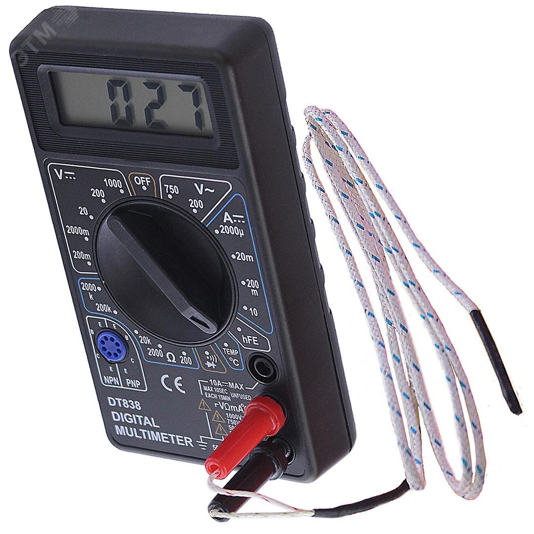 Изображение товара Мультиметр DT-838 цифровой многофункциональный измерительный прибор