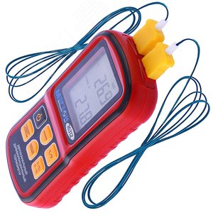 Изображение товара Измеритель температуры цифровой двухканальный 16312 (шт)