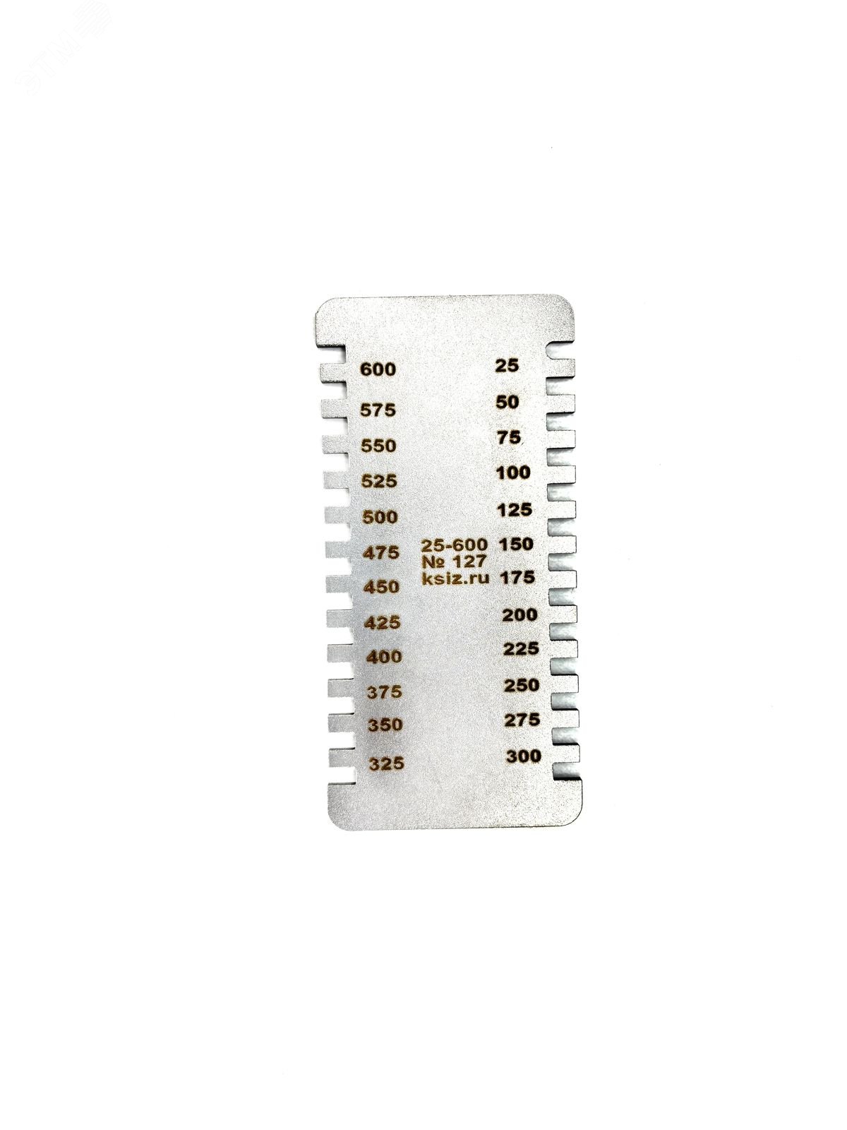 Изображение товара Толщиномер-гребенка ГЛП-25-600мкм с калибровкой (шт)