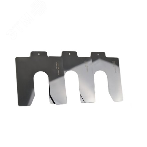 Изображение товара Пластины центровочные 55х50 Паз 15 мм (1упак-10шт) 3,0мм (упак)