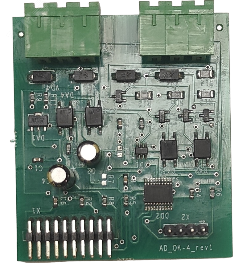 Изображение товара Модуль дискретных выходов 4 выхода DO для контроллеров АГАВА