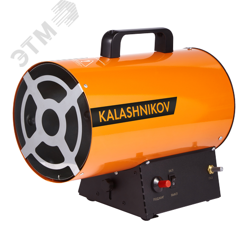 Изображение товара Пушка газовая, цилиндрическая, напольная, на 10 кВт, расход топлива (пропан, пропан-бутан) 0.7-0.8 кг/ч , KH-G-10 (шт)