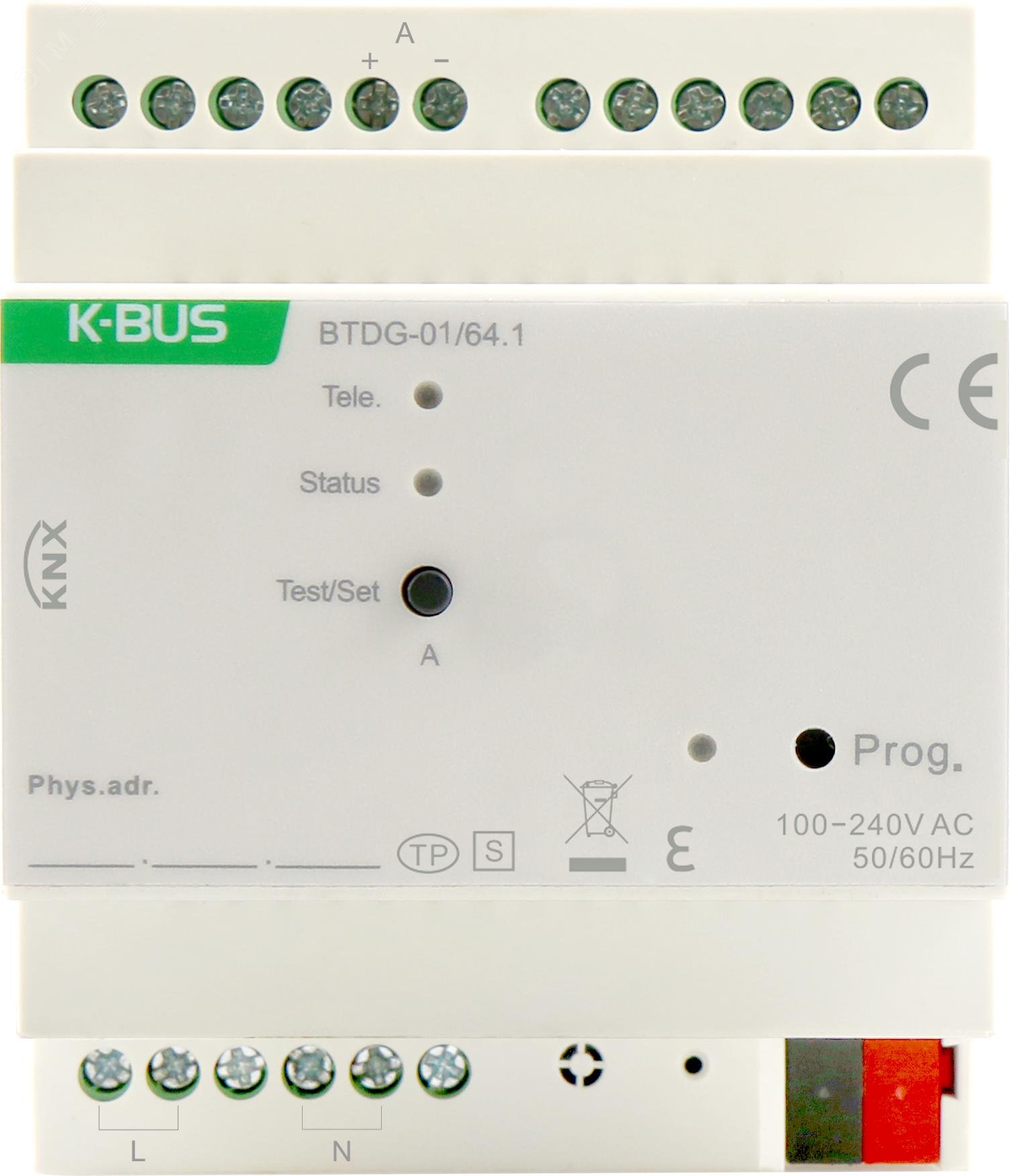 Изображение товара Шлюз KNX DALI 1 канал GVS BTДG-01/64.1
