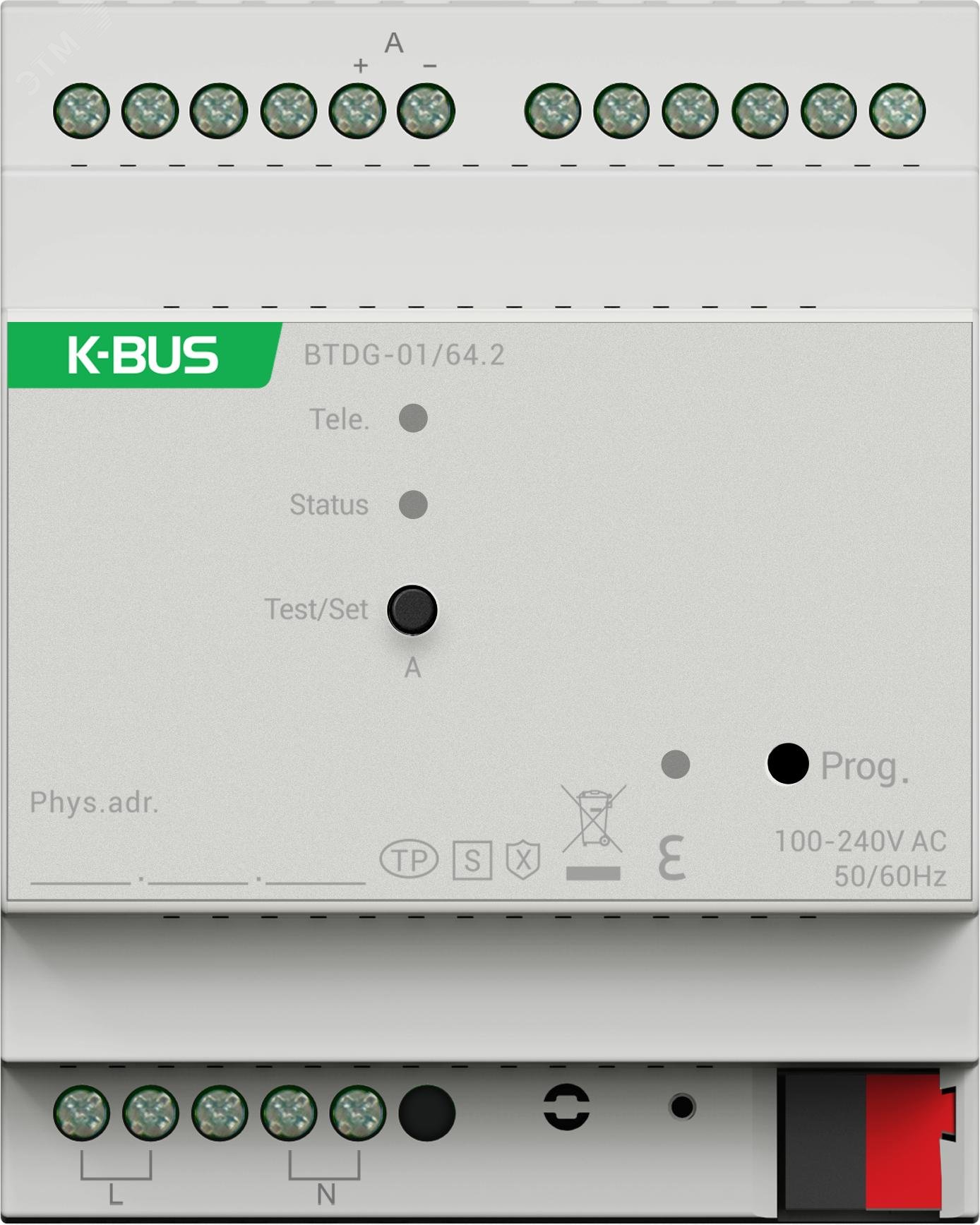 Изображение товара Шлюз KNX DALI2 1 канал (шт)