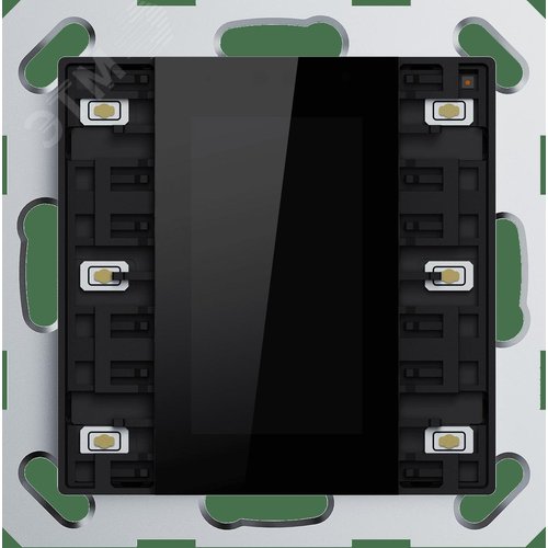 Изображение товара Термостат с дисплеем KNX 2 или 6 клавиш чёрный (шт)