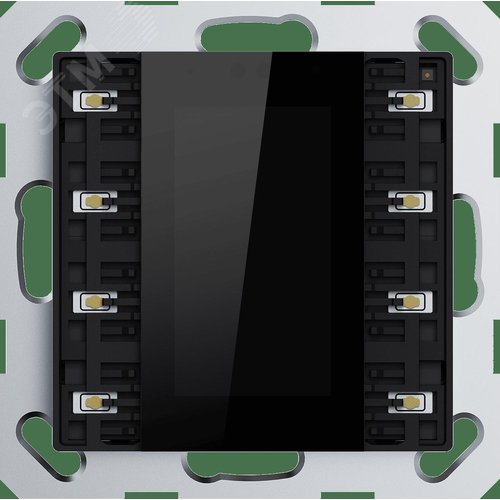 Изображение товара Термостат с дисплеем KNX 4 или 8 клавиш чёрный (шт)