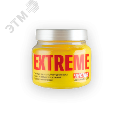 Изображение товара Средство для очистки рук ЭКСТРИМ Чистик, 450мл банка (шт)