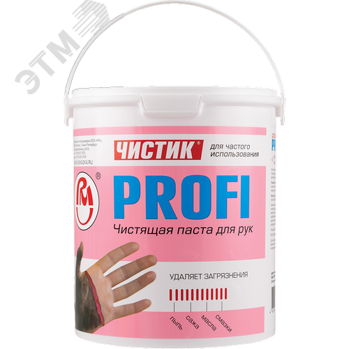 Изображение товара Средство для очистки рук ПРОФИ Чистик, 2кг ведро (шт)