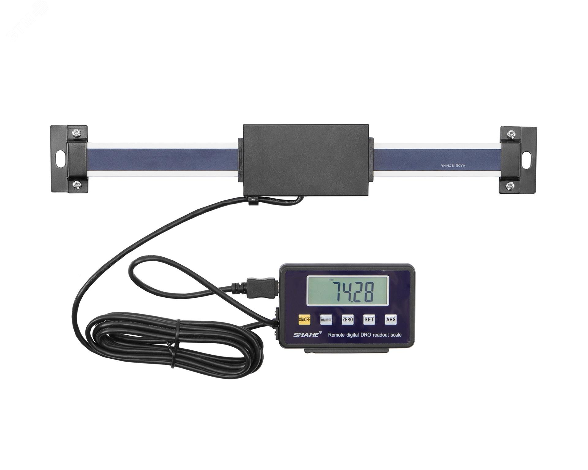 Изображение товара Линейка измерительная электронная 0-150 мм 0,01 тип F с выносным дисплеем (шт)