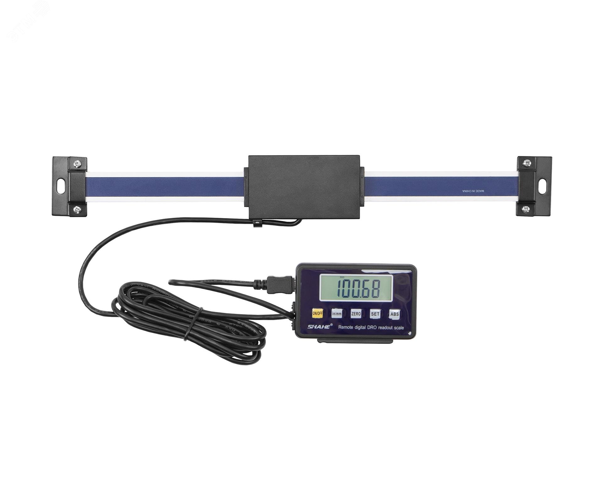 Изображение товара Линейка измерительная электронная 0-200 мм 0,01 тип F с выносным дисплеем (шт)