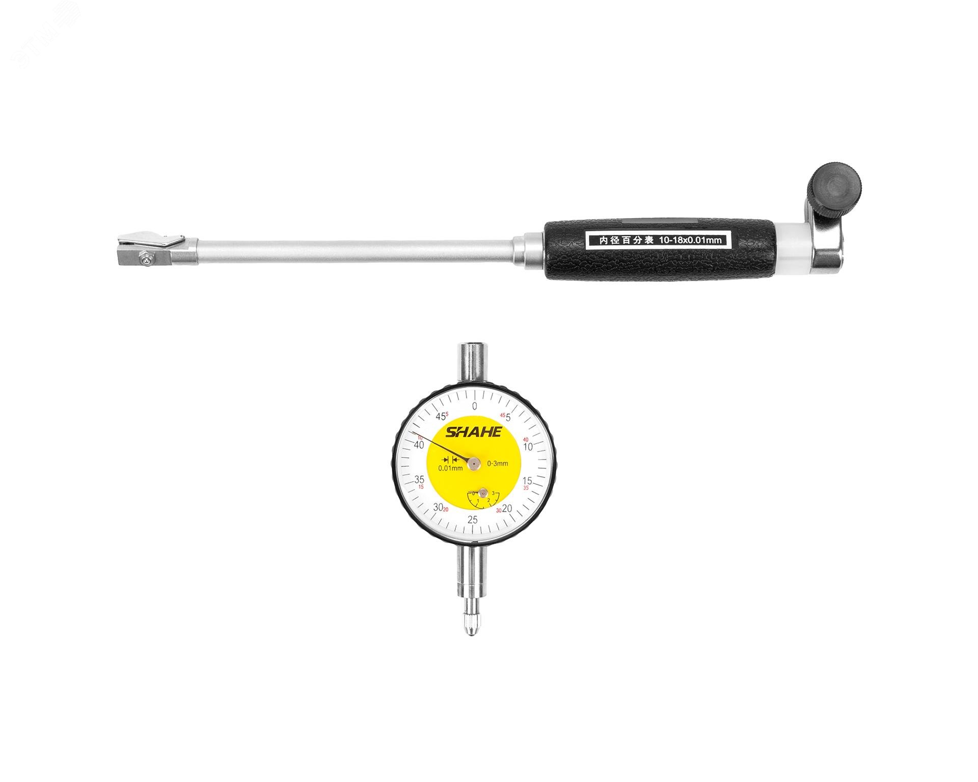 Изображение товара Индикаторный нутромер НИ 10-18 0,01 для точных внутренних измерений