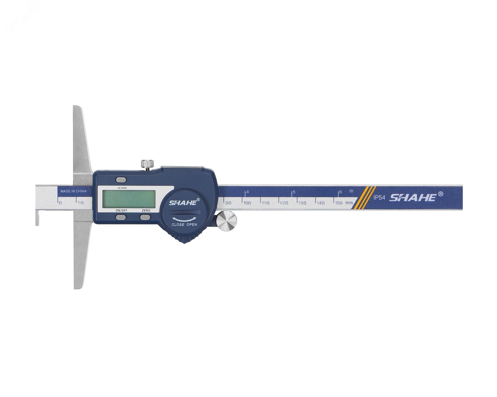 Изображение товара Штангенглубиномер ШГЦ- 150 0.01 электронный с толщиномером (шт)