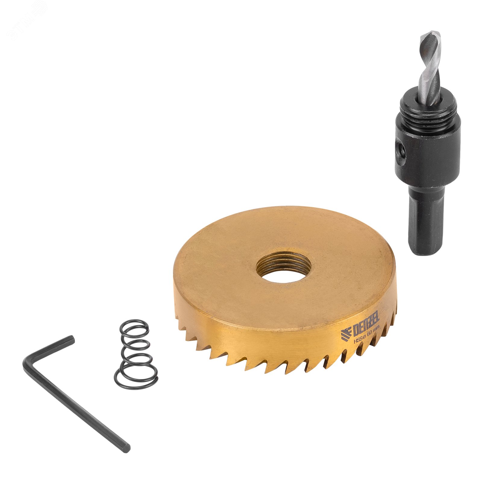 Изображение товара Коронка по металлу HSS, 60 мм, нитридтитановое покрытие (шт)