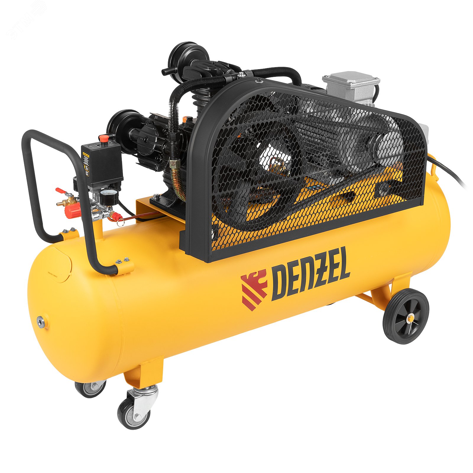 Изображение товара Компрессор Denzel BCW3000-T/100 с ременным приводом 3 кВт