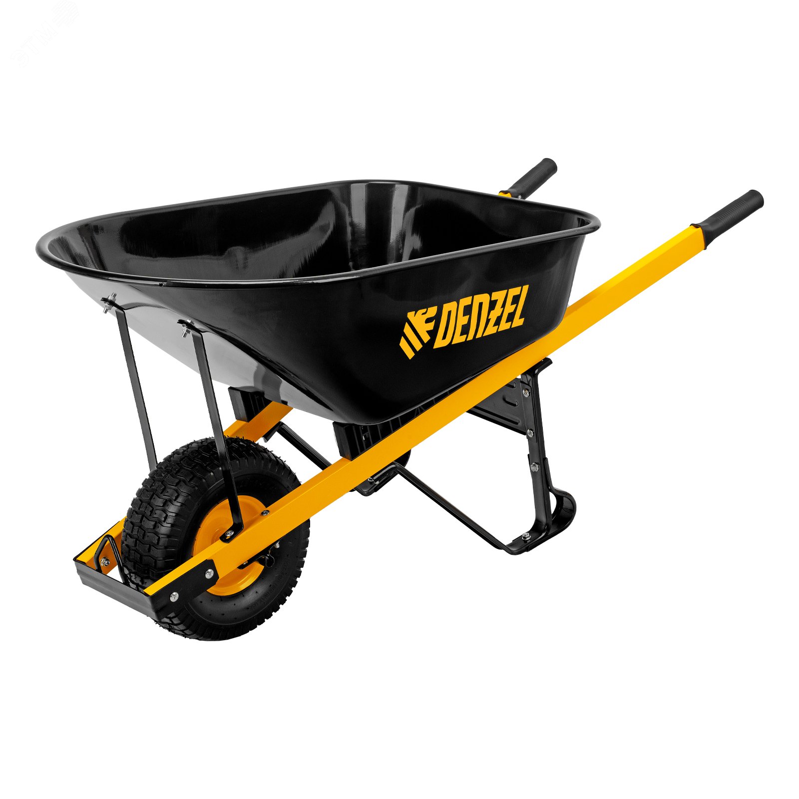 Изображение товара Усиленная строительная тачка Denzel 68999 с колесом 15x6.00-7, объем 140 л