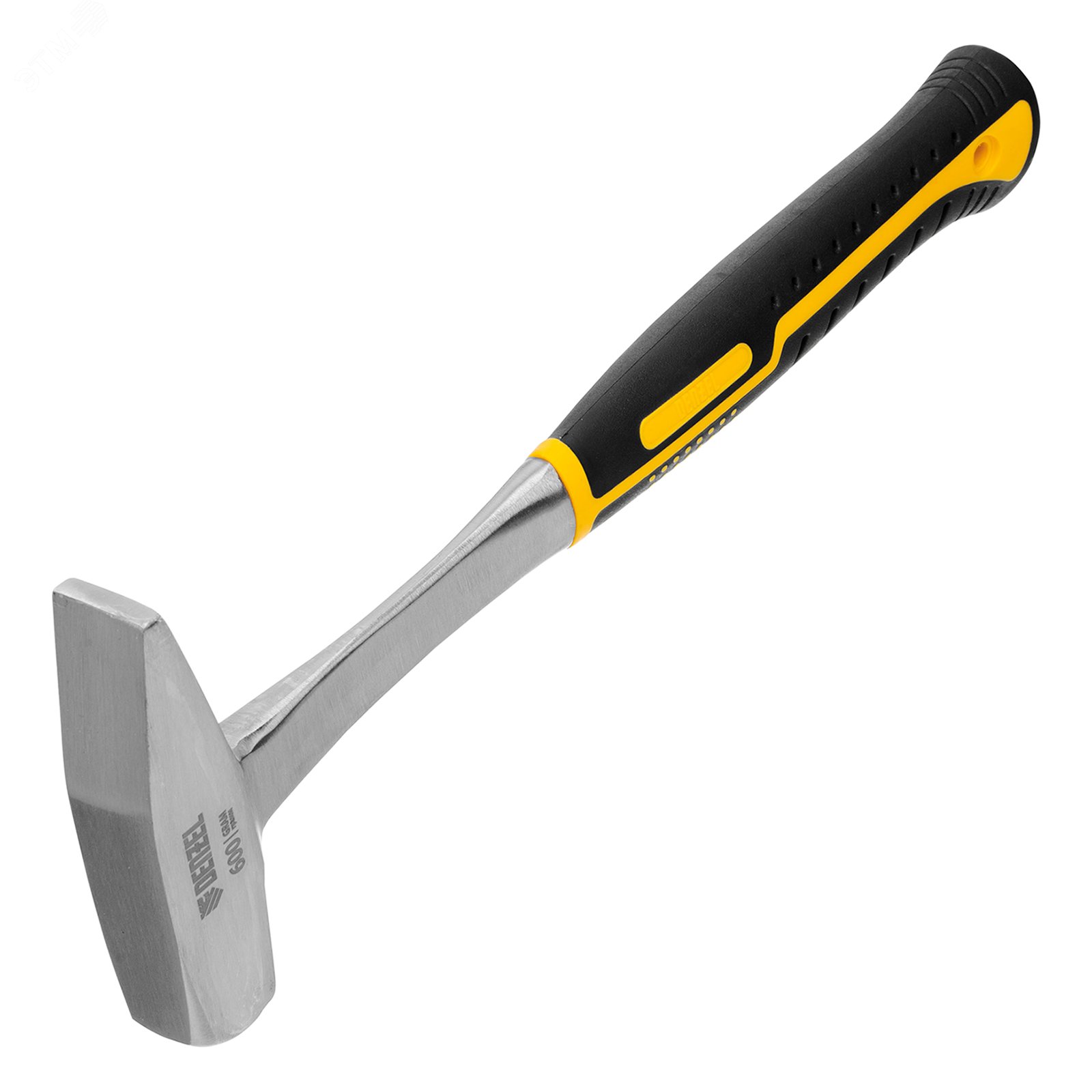 Изображение товара Цельнометаллический слесарный молоток Denzel 10404 600 г с двухкомпонентной рукояткой