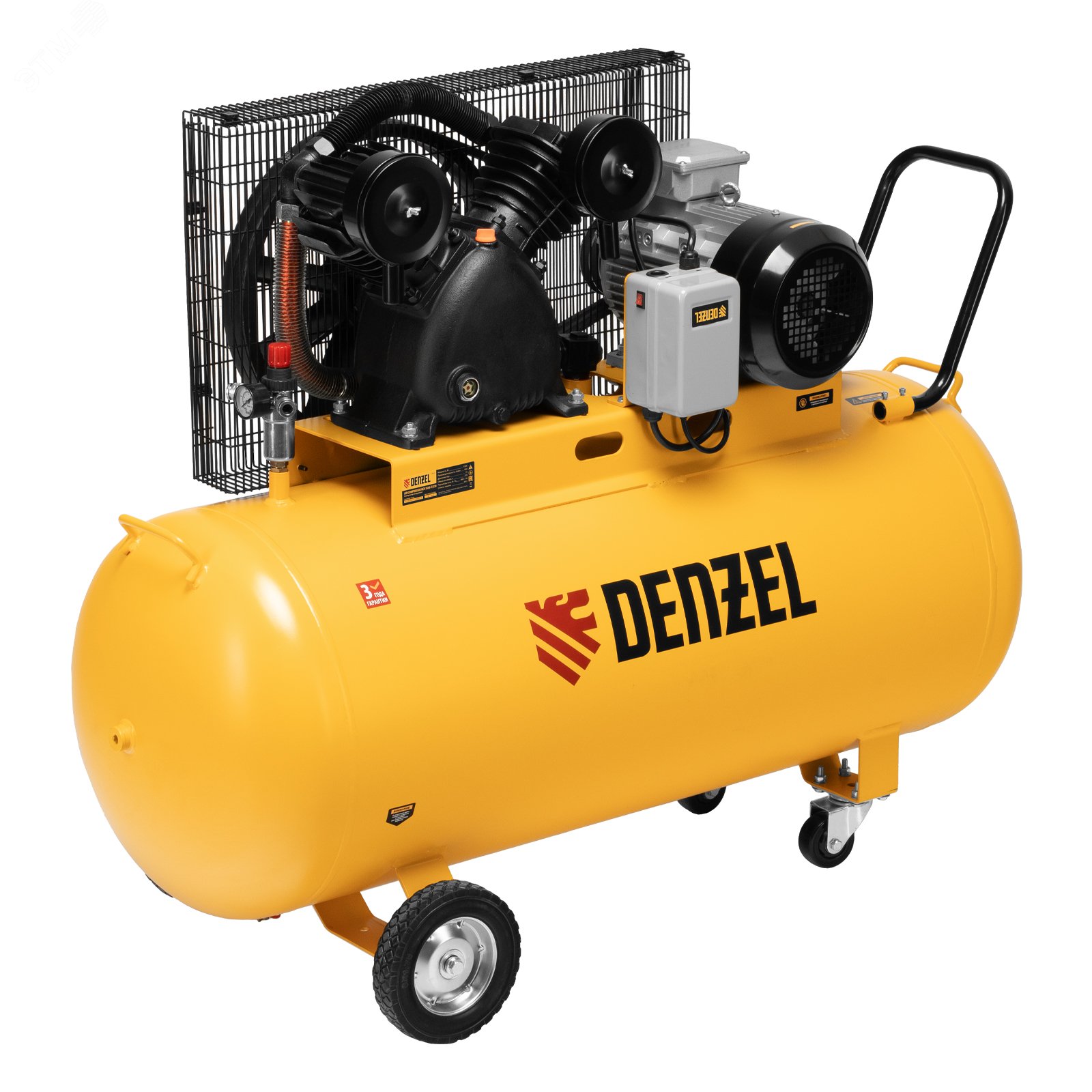 Изображение товара Компрессор воздушный рем. привод BCV 5500-T/270, 5,5 кВт, 270 литров, 850 л/мин (шт)