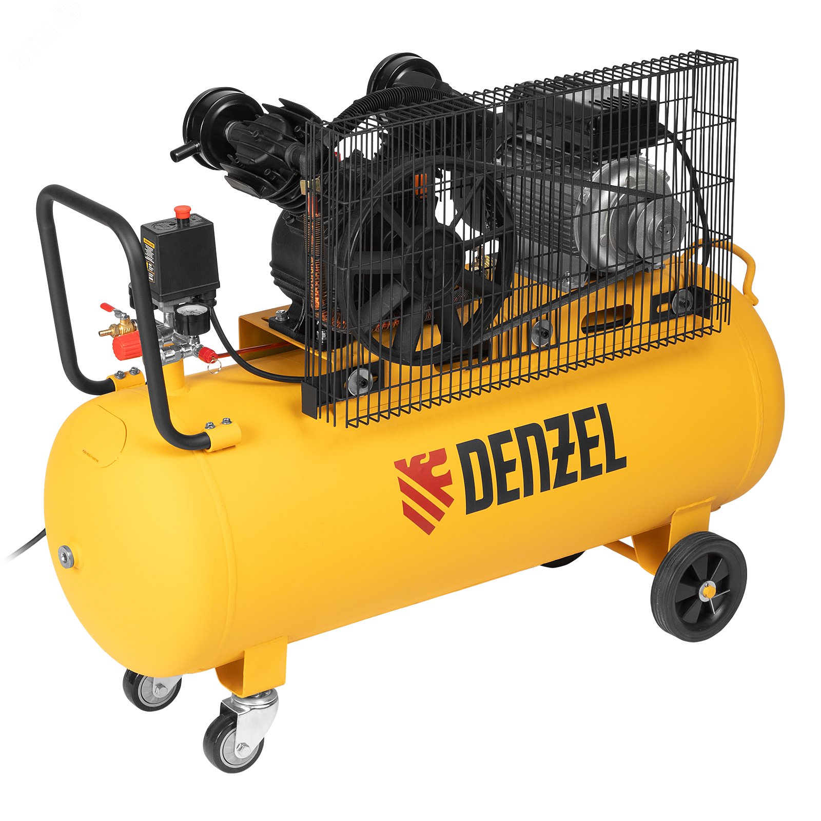 Изображение товара Воздушный компрессор Denzel BCV2200/100 2,2 кВт 100 литров 370 л/мин