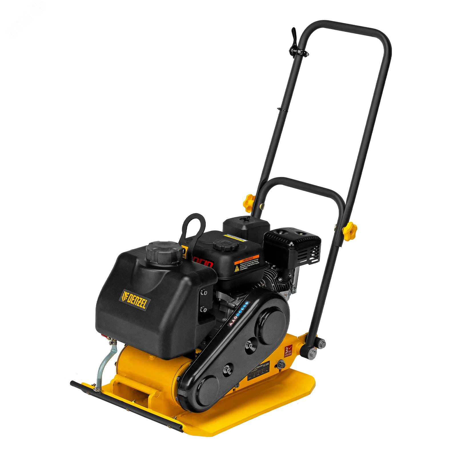 Изображение товара Виброплита бензиновая VC-30W, 30 кН, 60*45 см, 196 см3, бак для воды (шт)