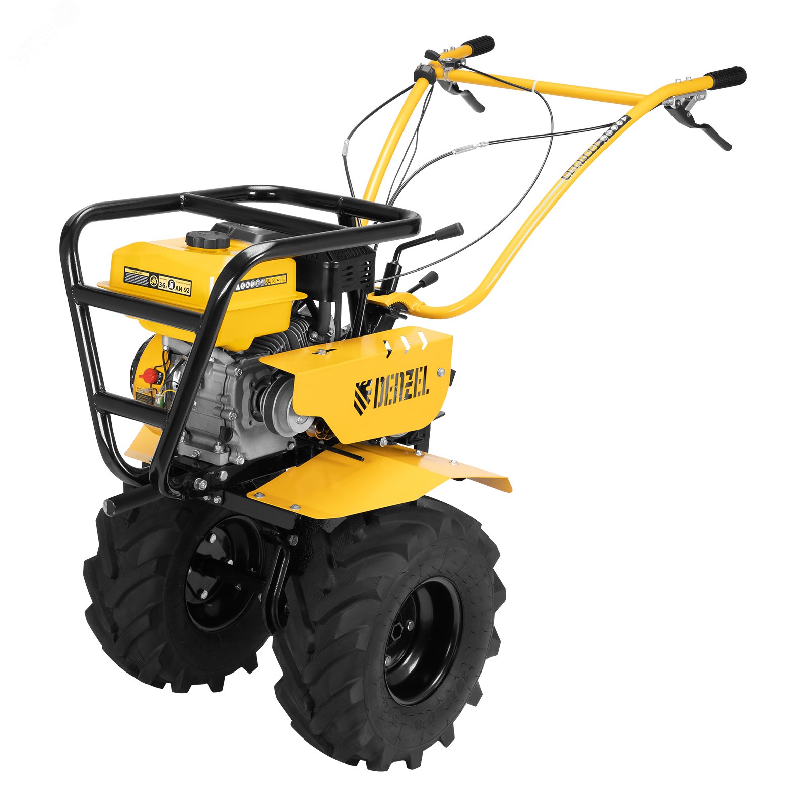 Изображение товара Мотоблок Denzel DPT-670S-PRO 7 л.с. 212 см3 с 24 фрезами