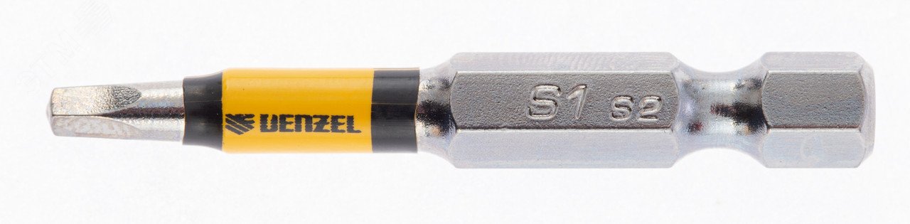 Изображение товара Набор бит PH2 S2 50 мм Denzel 5 шт универсальные для шуруповертов