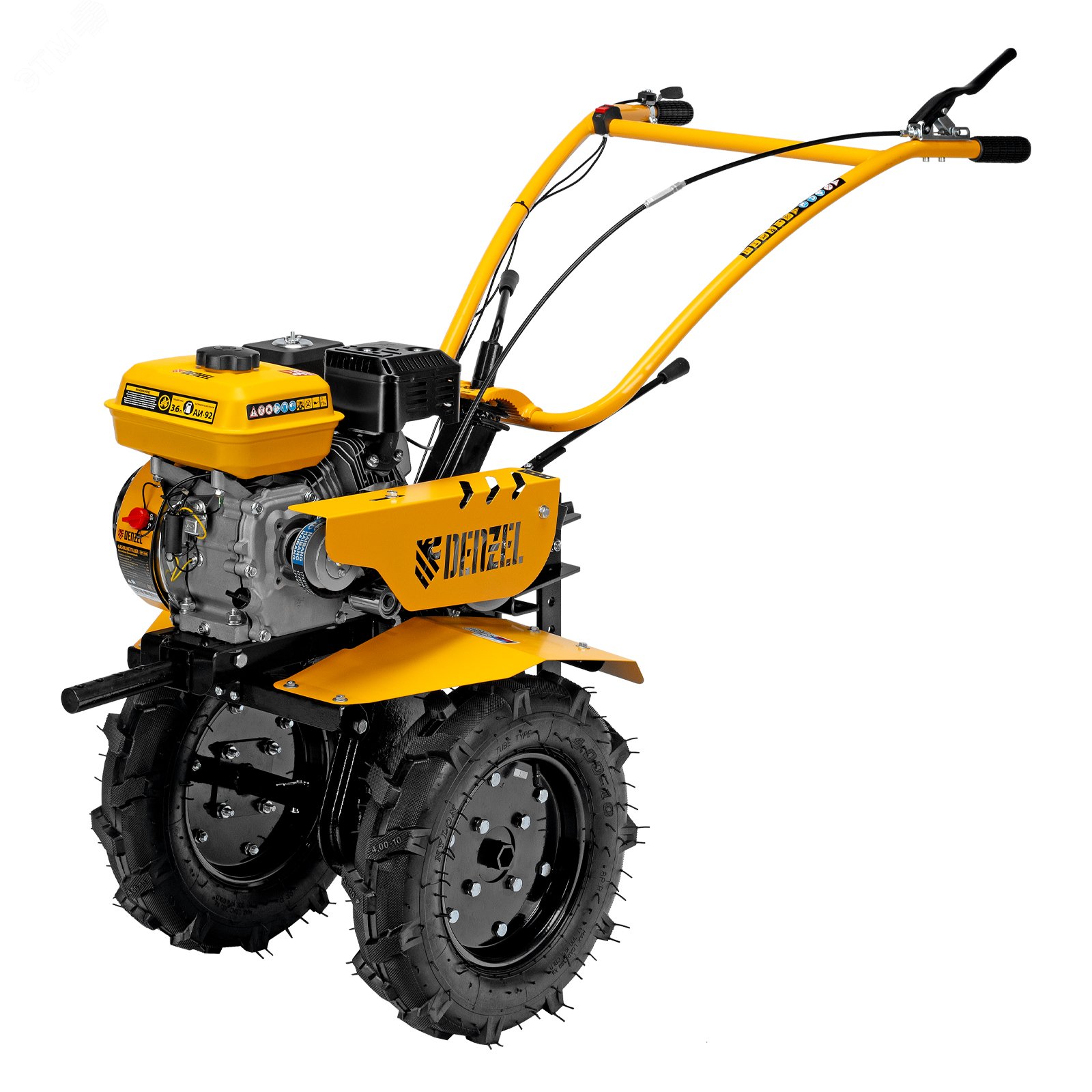 Изображение товара Мотоблок DPT-270S, 7 л.с., ремен.сцеп, фрез 3х4, ШОМ, передачи 2В/1Н (шт)