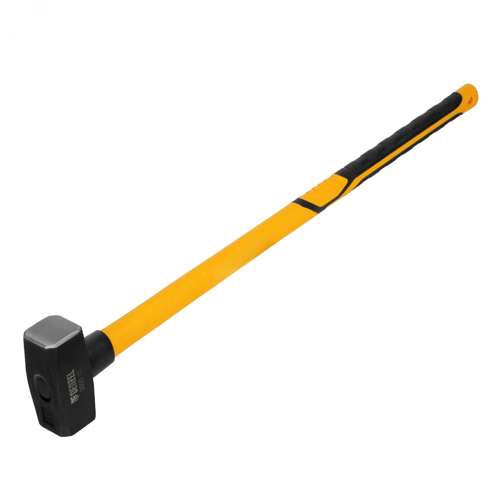 Изображение товара Кувалда 3000 г, кованая, фибергласовая рукоятка c TPR покрытием, 880 мм (шт)