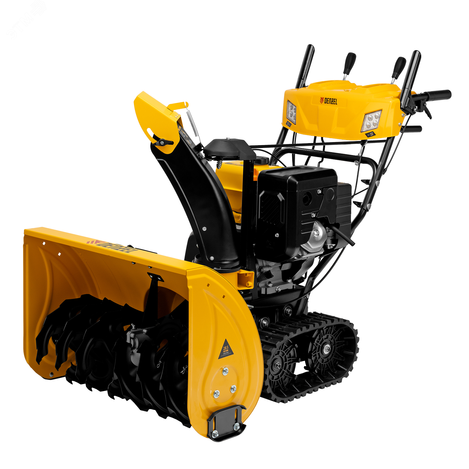 Изображение товара Бензиновая снегоуборочная машина Denzel SBL 711DT PRO 420cc гусеницы эл.старт