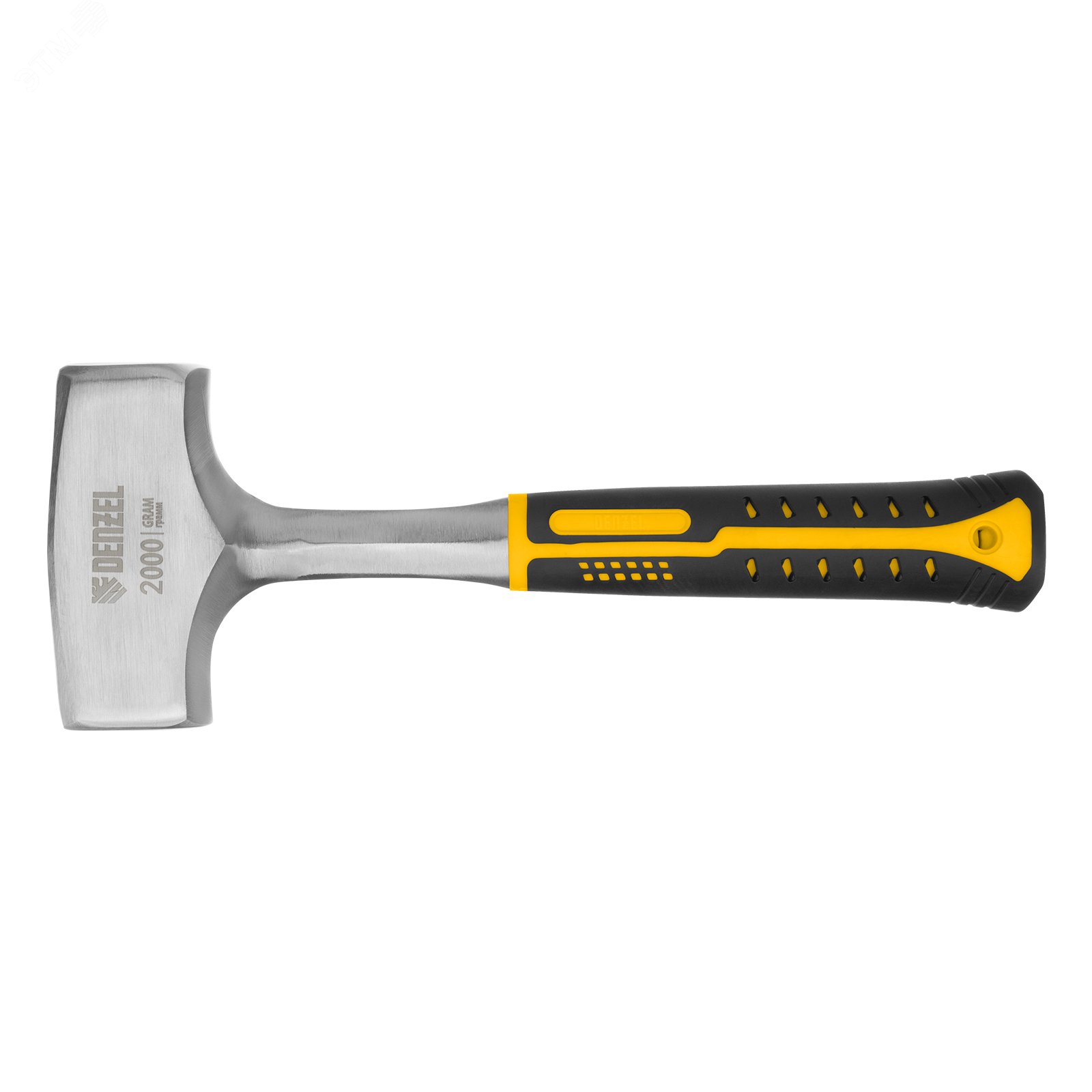 Изображение товара Кувалда 2 кг, цельнометаллическая, двухкомпонентная рукоятка (шт)