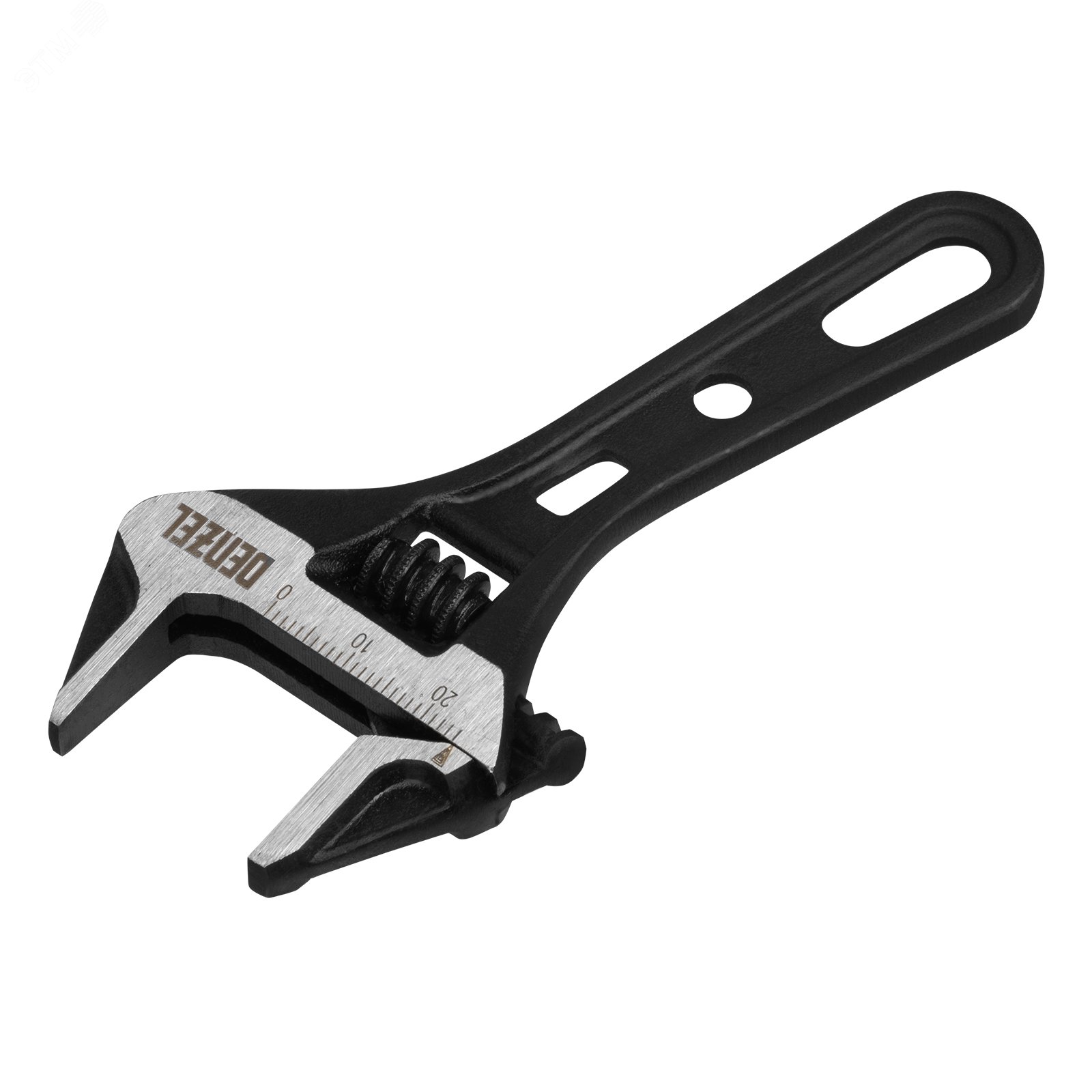 Изображение товара Ключ разводной 115 мм, CrV, кованый, укороченная рукоятка (шт)