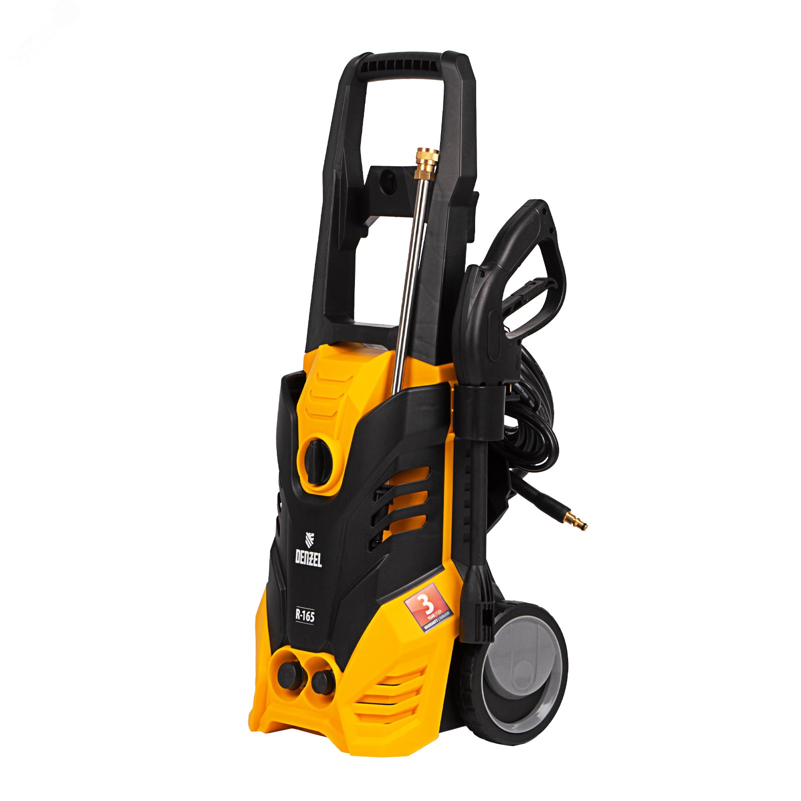 Изображение товара Моечная машина высокого давления R-165, 2200 Вт, 165 бар, 7 л/мин, колёсная// Denzel (шт)