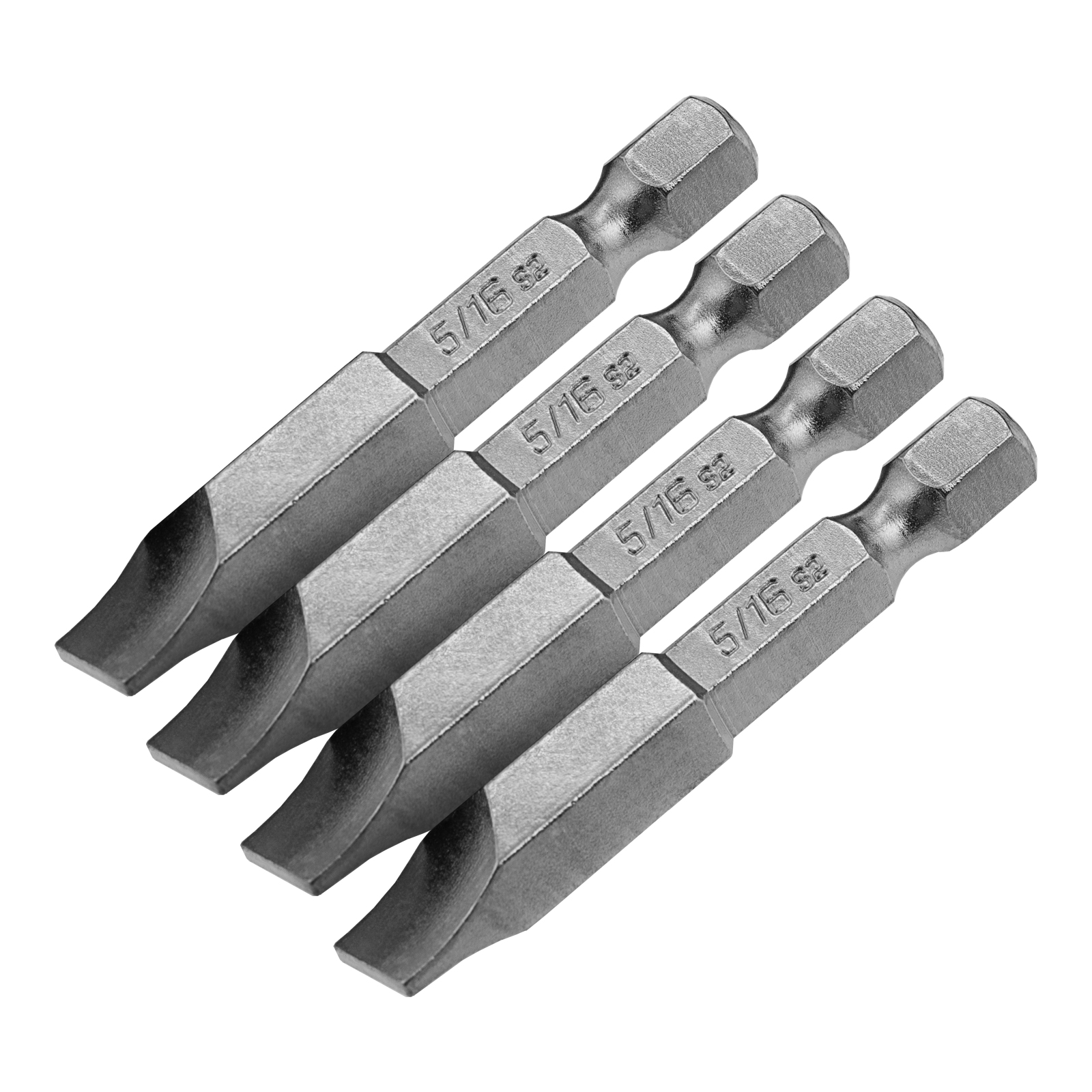 Набор бит, SL5/16'x2', 4 шт.