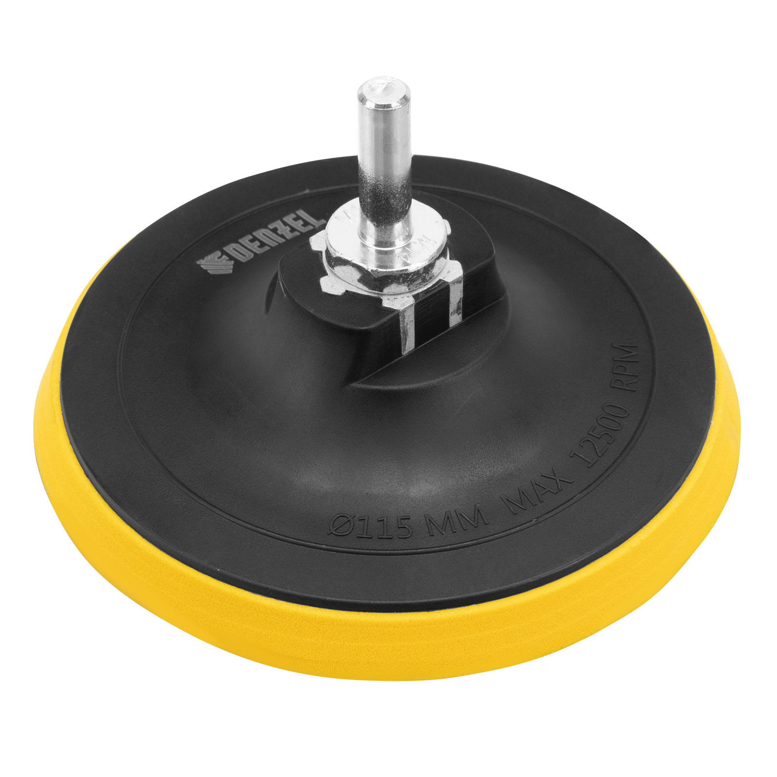 Тарелка опорная для дрели и УШМ с липучкой, 115 мм, стандартная, с адаптером c М14 на d9