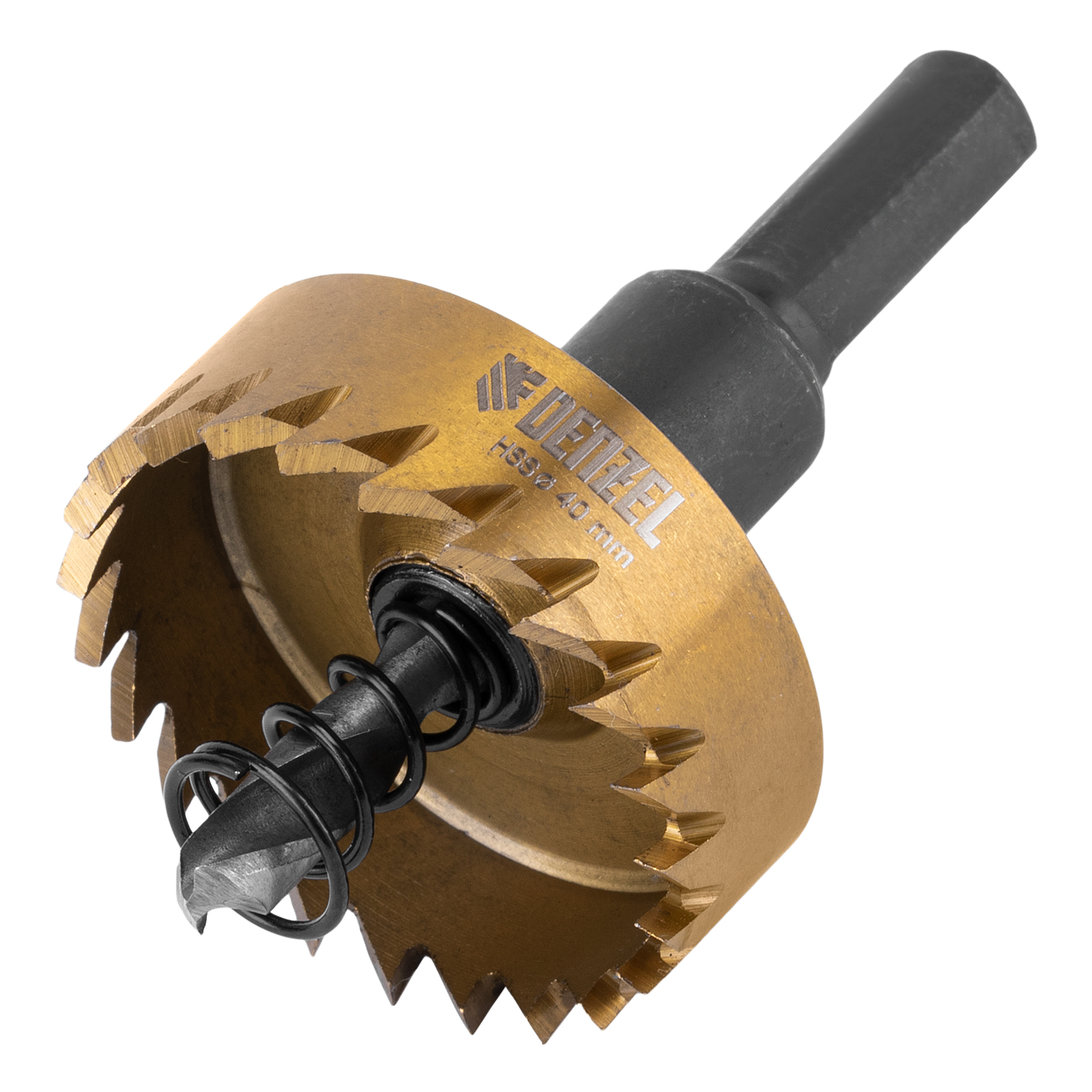 Коронка по металлу HSS, 40 мм, нитридтитановое покрытие