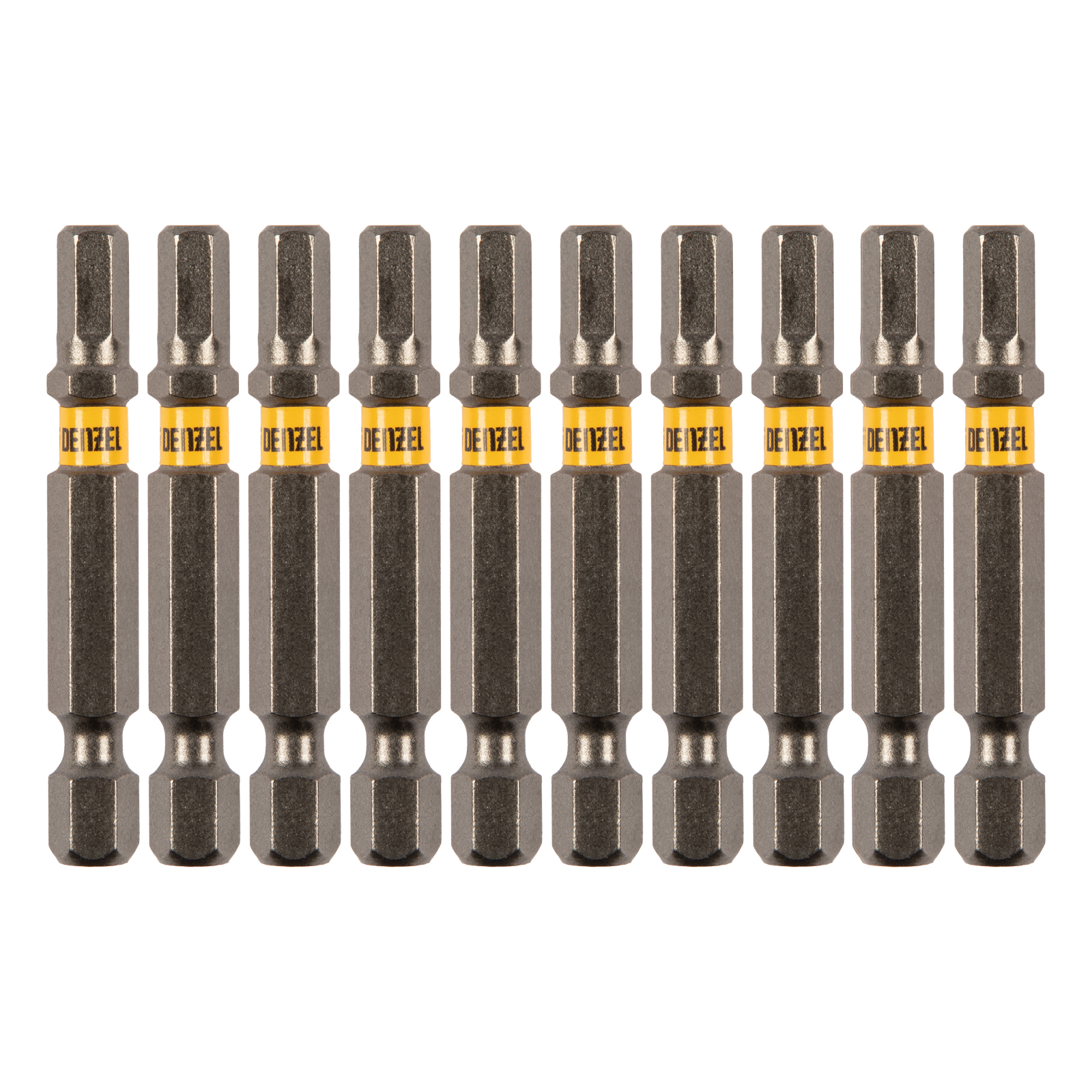 Набор бит HEX 5х50, сталь S2, шестигранный профиль, 10 шт.