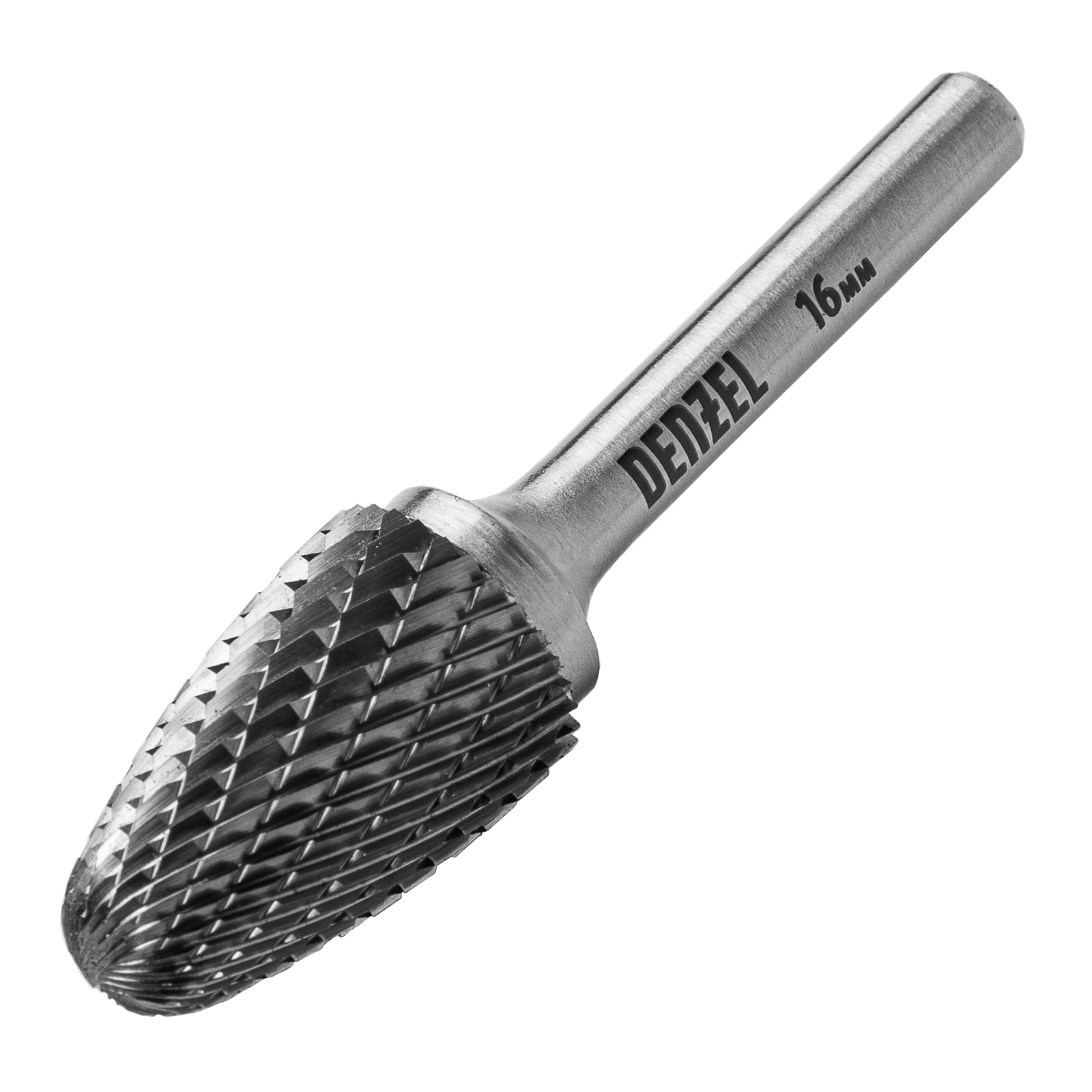 Борфреза по металлу твердосплавная, параболическая, тип-F, 16 мм