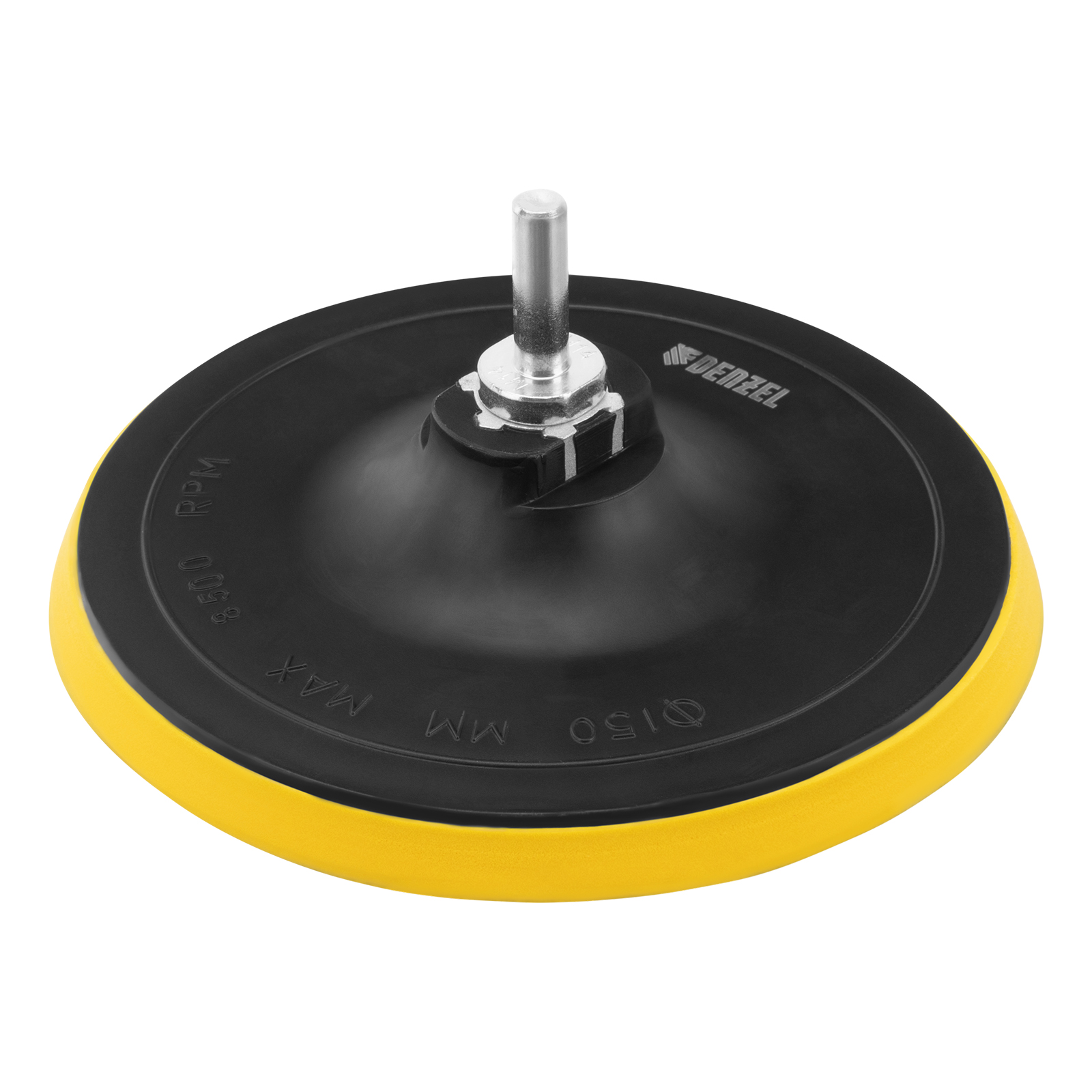 Тарелка опорная для дрели и УШМ с липучкой, 150 мм, стандартная, с адаптером c М14 на d9