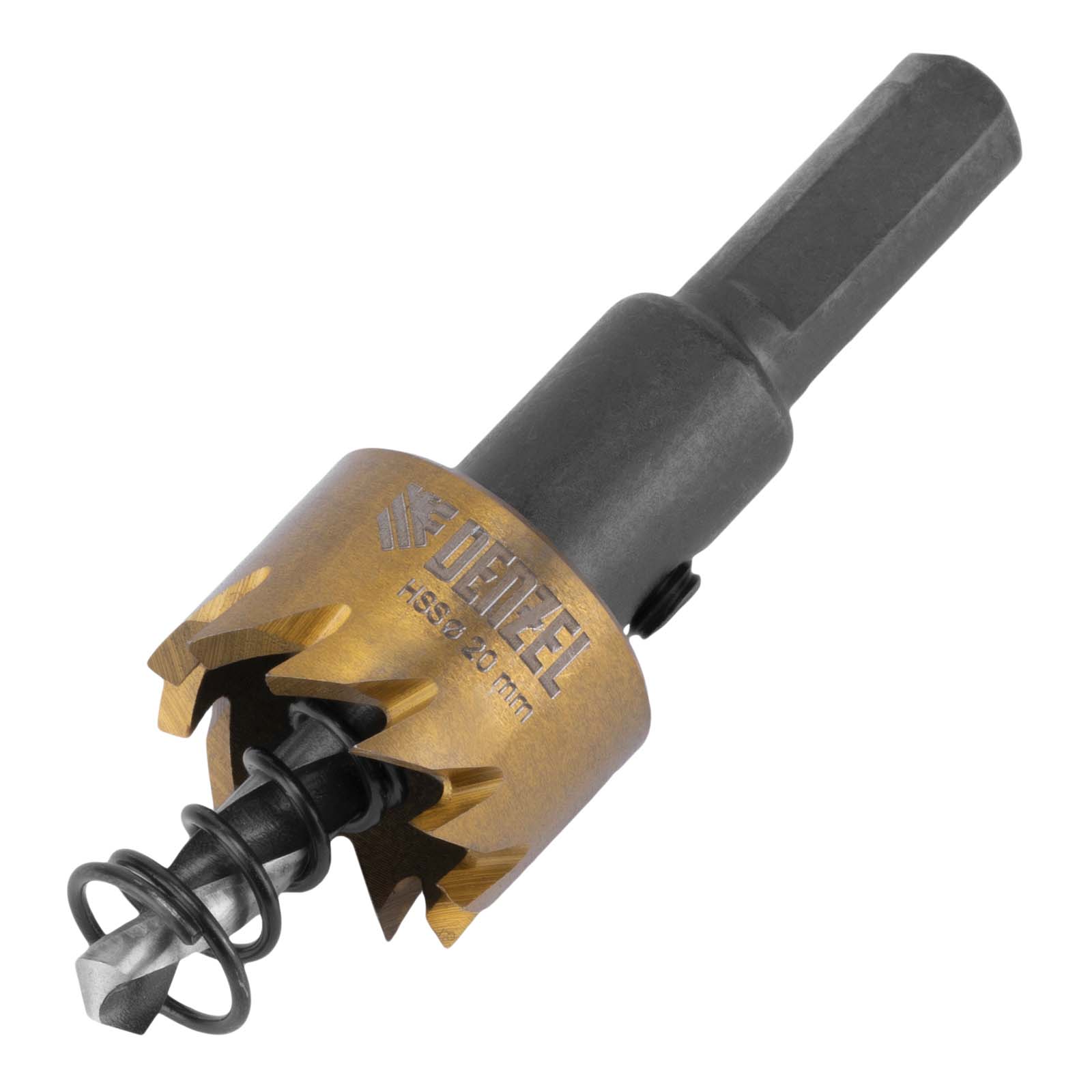 Коронка по металлу HSS, 20 мм, нитридтитановое покрытие