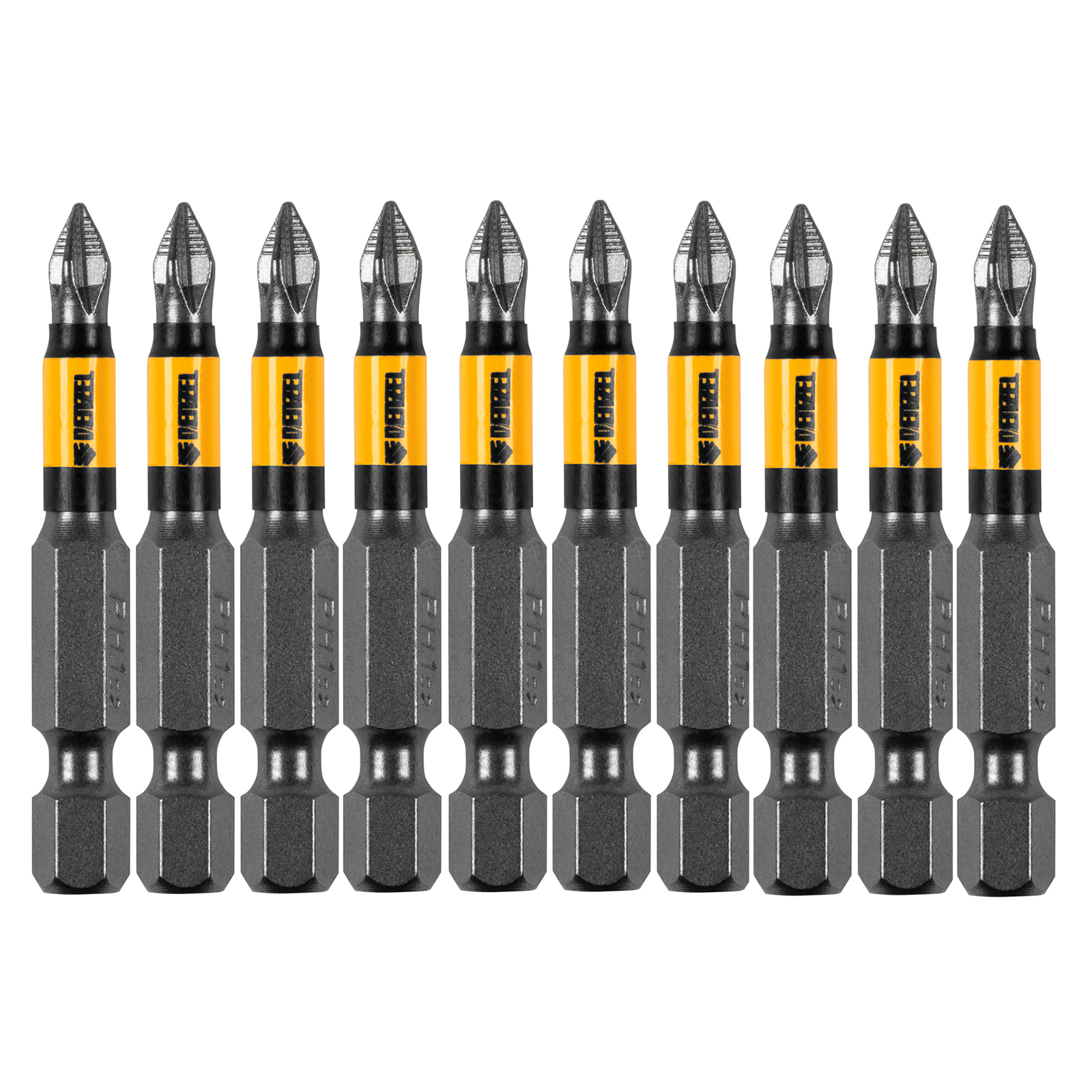 Набор бит PH1х50, сталь S2, круглый профиль, 10 шт.