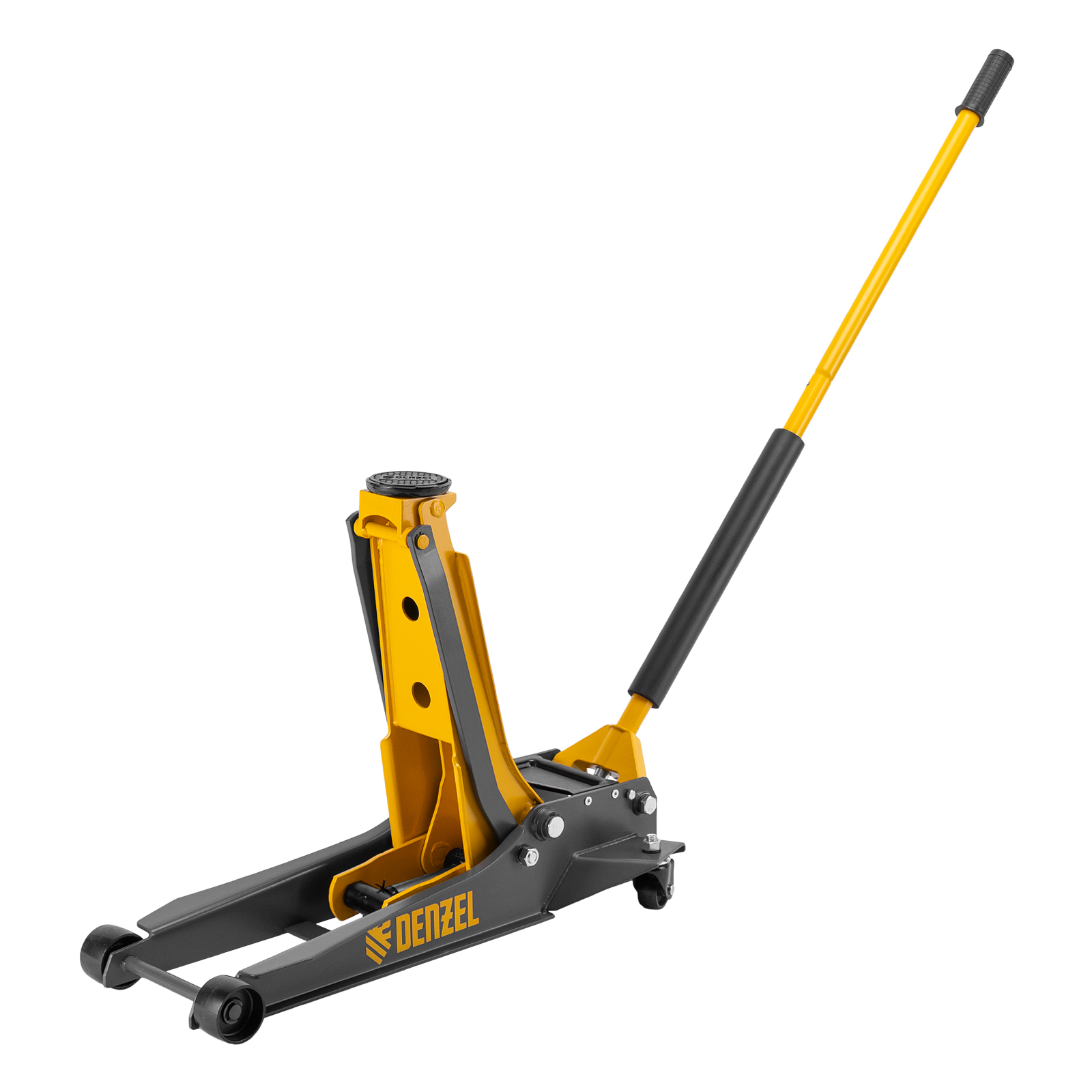 Домкрат гидравлический подкатной, 3 т, 85-610 мм, быстрый подъем, низ. подхват, проф, SUV