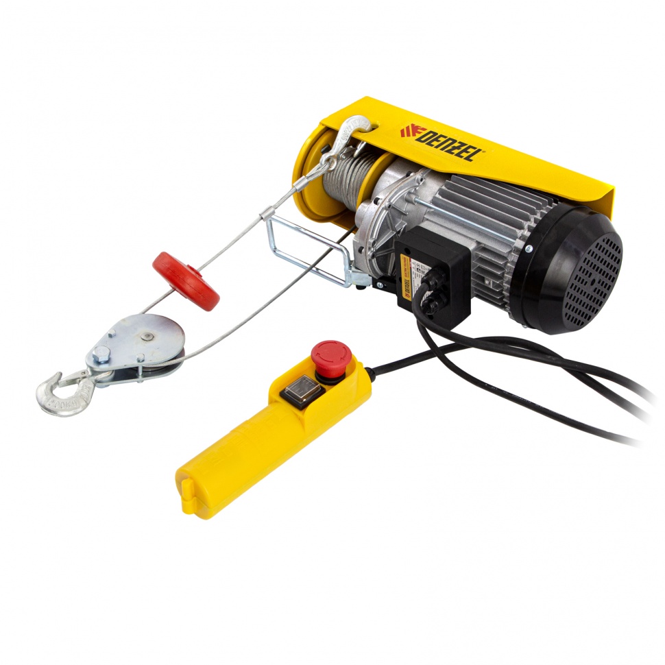 Тельфер электрический TF-500, 0,5 т, 1020 Вт, высота 12 м, 10 м/мин