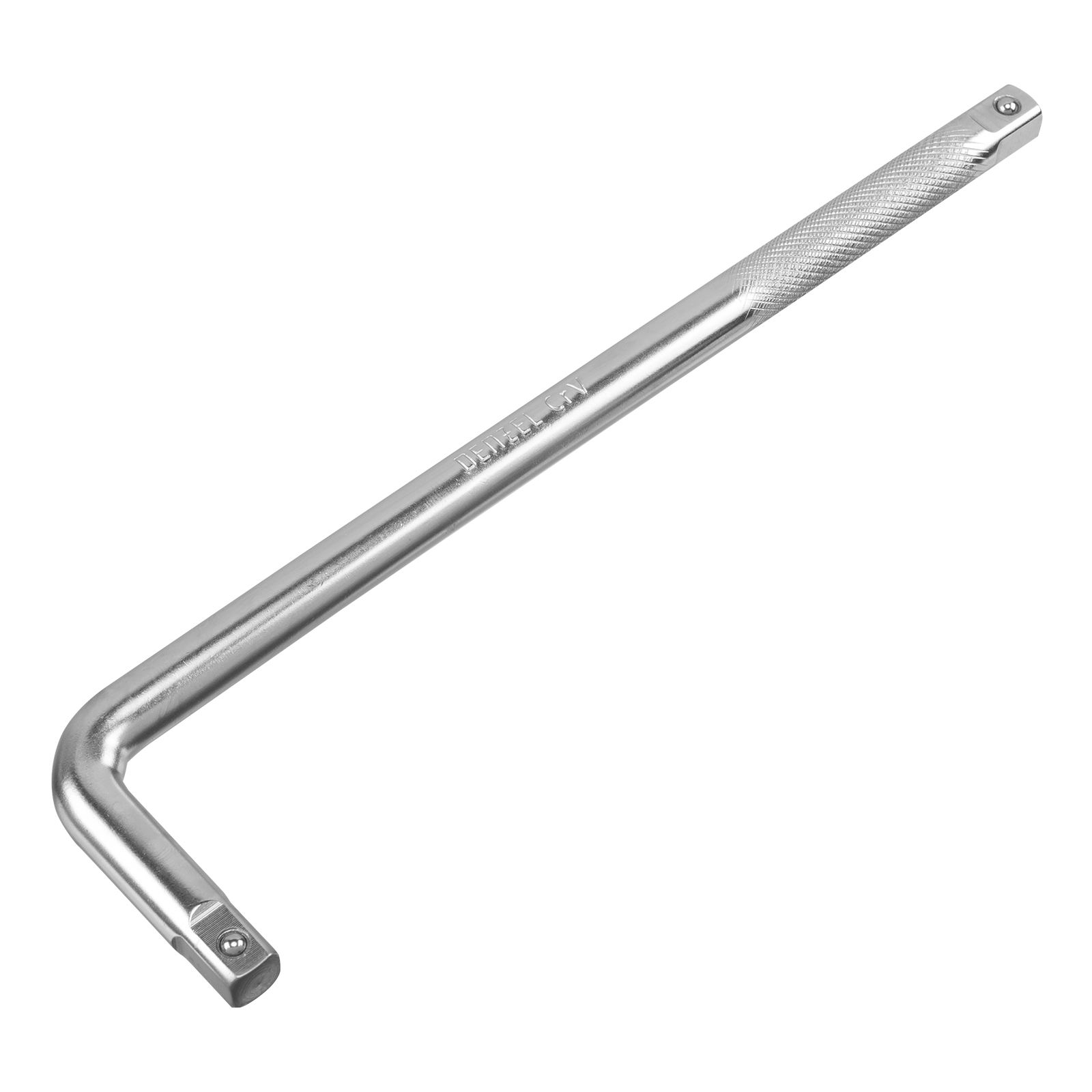 Вороток Г-образный, 300*75 мм, квадрат 1/2', CrV, матовый хром