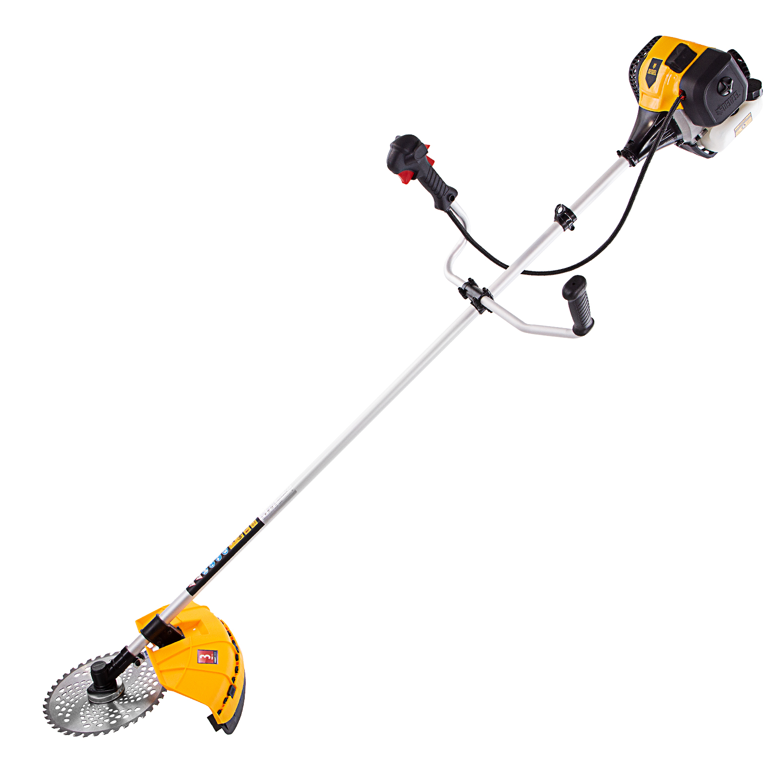 Триммер бензиновый DGT-330, 33см3, 1,8 л.с., неразъемная штанга, состоит из 2 частей