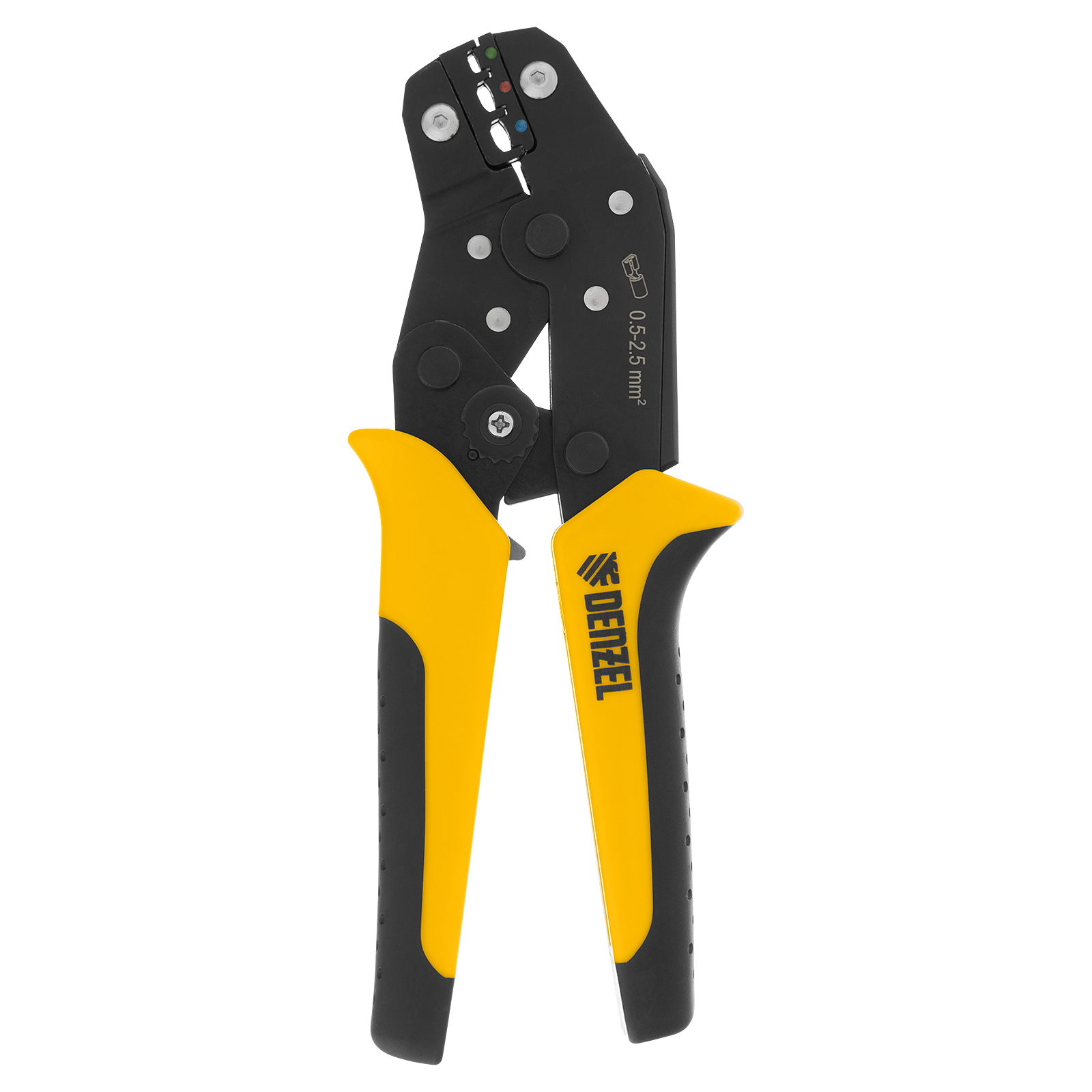 Клещи для обжима изолир. наконечников НКИ и НВИ, разъемов РПИ, гильз ГСИ, 0,5 - 2,5 мм3