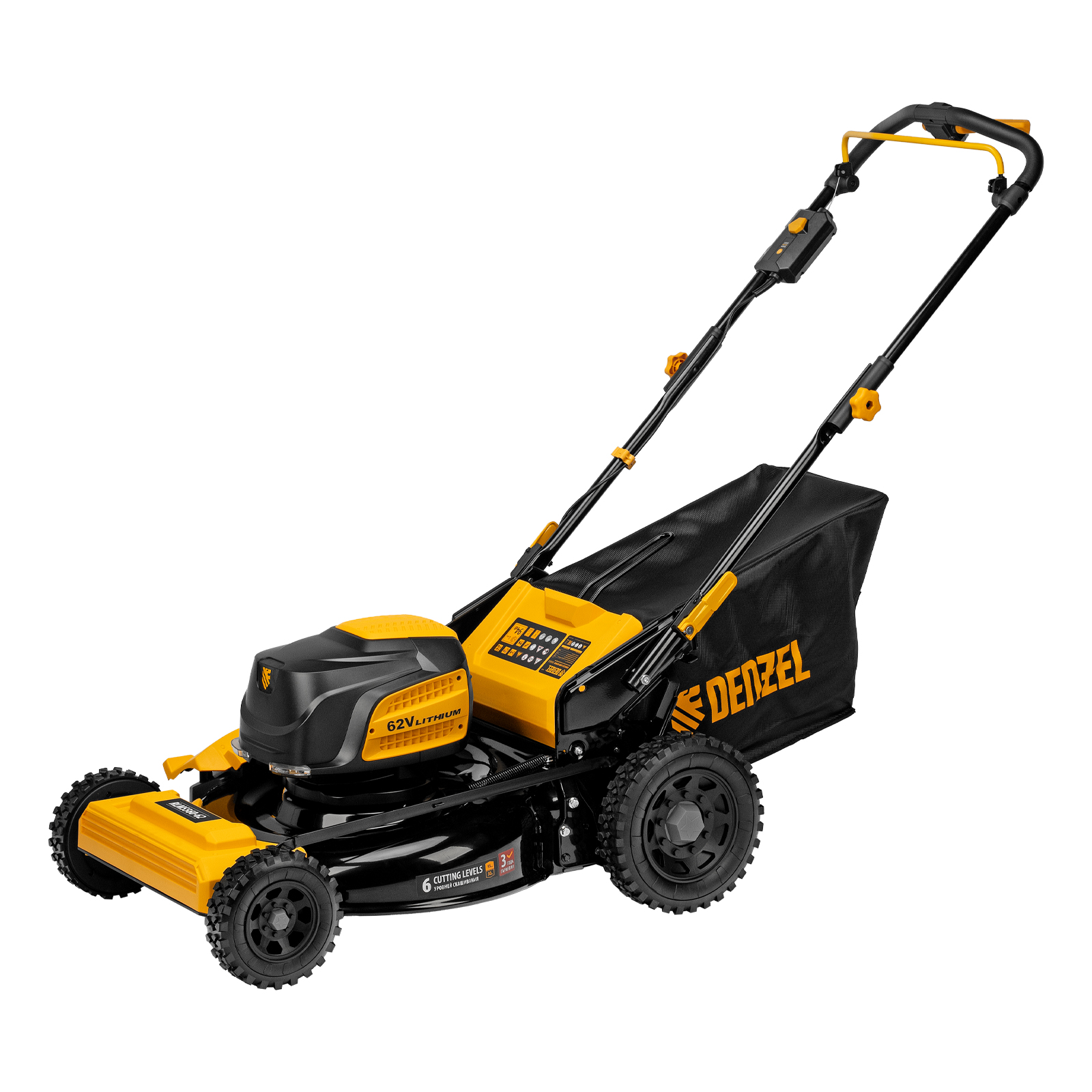 Газонокосилка аккумуляторная самоходная бесщет., RLMS560-62, 560 мм, Li-ion, 62В