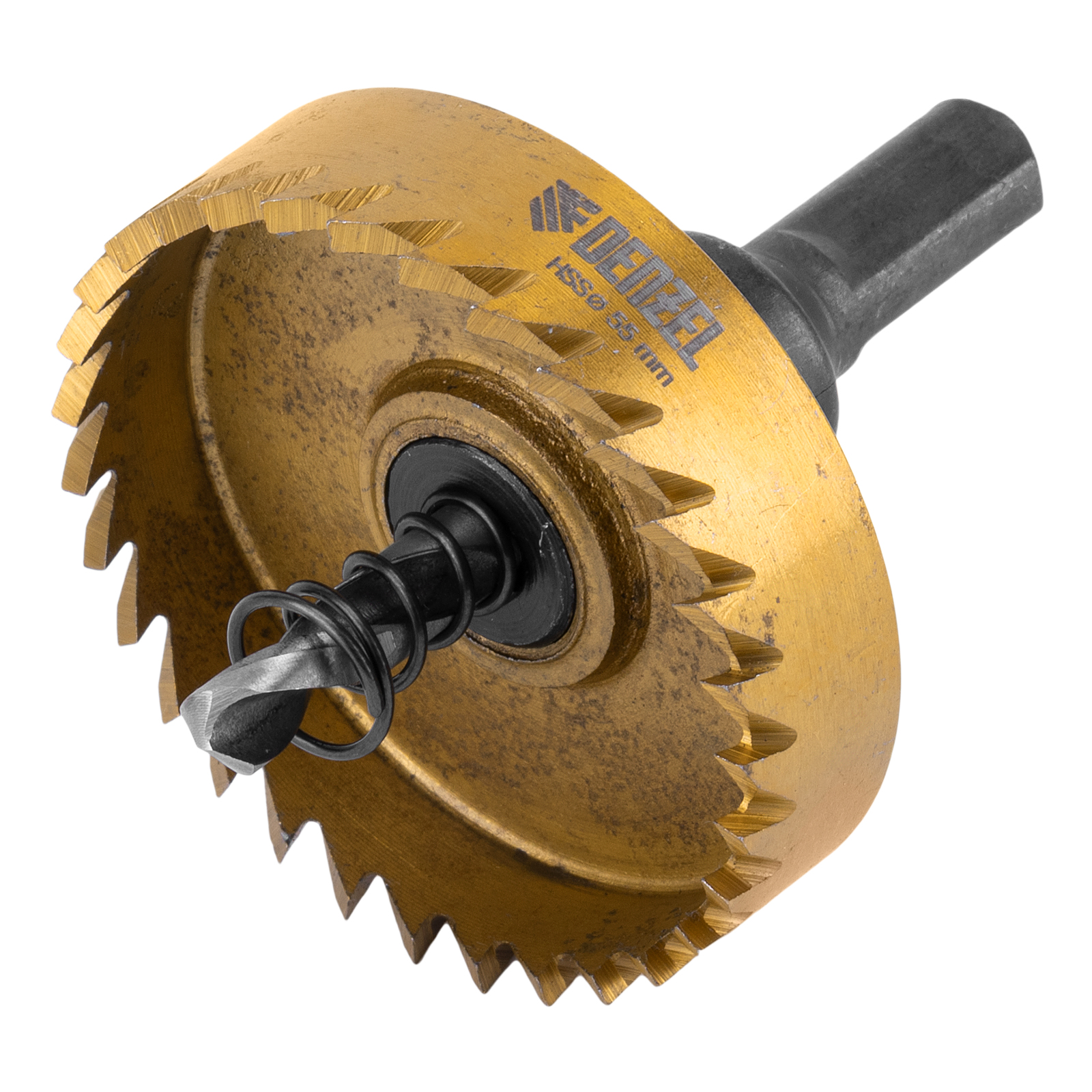 Коронка по металлу HSS, 55 мм, нитридтитановое покрытие